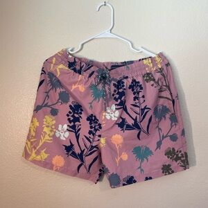 United By Blue Pink Floral Swim Trunks NWT